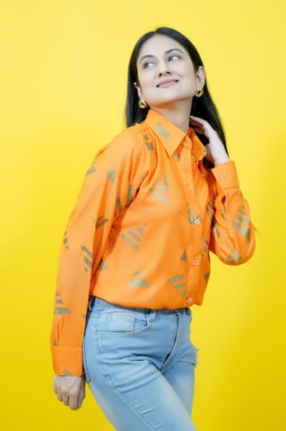 Citrus Chic Casual Shirt