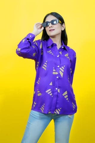 Lilac Vibe Casual Shirt